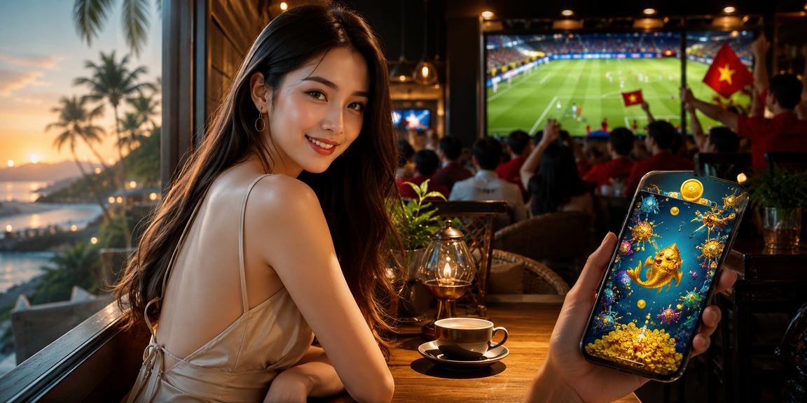 Khung cảnh trải nghiệm casino trên di động tại Phú Quốc